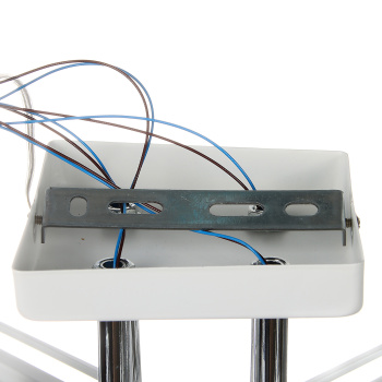 Светильник потолочный N6401/4 WT+CR  4*40W E27 220V (d-480; h-275) S=16м2  VERNER LIGHTING *1