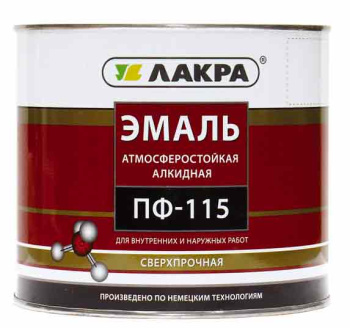 Эмаль ПФ-115 светло-голубая 20 кг Лакра *1/33 Эмаль ПФ-115 светло-голубая 20 кг Лакра *1/33