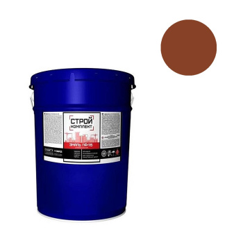 Эмаль ПФ-115 коричневая 20 кг СТРОЙКОМПЛЕКТ *1/33